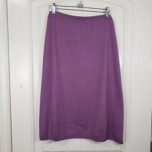 NWT Spiegel Silk Blend Stretch Lavender Skirt